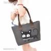 Macskás vászon női táska, bevásárlótáska
