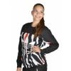 Adidas ORIGINALS ZEBRA PRINT SWEATER Belebújós pulóver