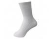 Gumírozás nélküli gyapjú zokni fehér NO-PRESS