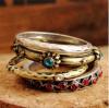 Vintage négy darabos szett gyűrű