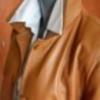 Csau színű vajpuha rövid bőr kabát bőrkabát 44-es