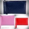 Kék piros rózsaszín női műbőr pénztárca kis táska