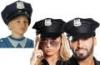 Rendőr kalap fekete