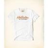 Hollister by Abercrombie fehér hímzett póló M,L,XL
