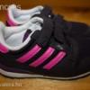 Adidas tépőzáras cipő fekete-pink-ezüst 29-30-as újszerű