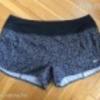 NIKE DRI-FIT fekete-szürke női futó short, rövidnadrág L