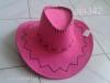 lovas kalap, cowboy kalap rózsaszín