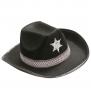 Gyerek Sheriff kalap fekete színben