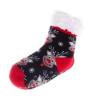 Bundás, téli mintás, csúszásgátlós gyerek házi zokni (GM890)