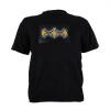 LED rövid ujjú póló 2 színű Batman Design, méret: L