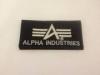 Alpha Industries cimke kabát Felvarró Új Tépőzáras Embléma dzseki Kitűző