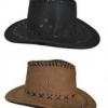 Gyerek velúr cowboy kalap barna vagy fekete (50515)