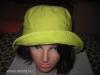 Zöld nyári kalap csíkos belsővel Butlers 62.cm.