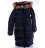 Bélelt, szőrmés kapucnis, női hosszú téli kabát (WS255-2)