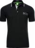 Hugo Boss férfi galléros póló fekete színben