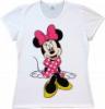 Minnie Mouse női rövid ujjú fehér póló 1