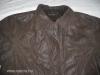 XL-es barna hasított bőr kabát férfi bőrkabát Wallace Sacks