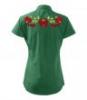 Női ing hátán rózsás kalocsai hímzéssel (kitöltött változat)