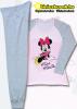 Disney Mickey Mouse Minnie Mouse hosszú szárú női, elasztán pizsama