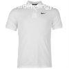 Nike Pique férfi galléros pamut póló fehér M