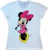 Minnie Mouse női rövid ujjú fehér póló 2