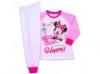 Hosszú ujjú lány téli pizsama: Minnie - 92-98-as méret
