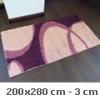 Shaggy szőnyeg 3 cm-es, (SG690) Rózsaszín 200x280 cm