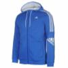 Adidas 3 Stripe Logo férfi kapucnis pulóver kék ...