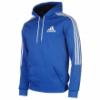 Adidas 3S Logo férfi kapucnis pulóver kék XXL