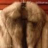 Fehér róka szőrme kabát kitűnő állapotban