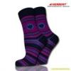 Herbert lila-fekete csíkos zokni 35-37 méret