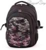 budmil fekete-szürke-pink hátizsák (111149 S37)