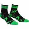 Run socks kompressziós zokni - Fekete Zöld