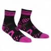 Run socks kompressziós zokni - Fekete Pink
