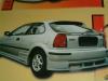 Honda Civic 1996-2001. 3 ajtós hátsó szárny spoiler
