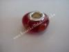 Pandora gyöngy, 14x6x6mm, piros lapított, 1 darab