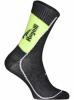 THERMOCOOL kompressziós sport zokni, fekete fehér fluorit- Rogelli