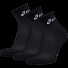 Asics 3PPK Quarter sock sportzokni - 3 pár (fekete)