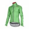 TEMPESTA RACE JACKET férfi kerékpáros esőálló kabát, fluorit zöld - CASTELLI