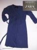 Zara L-es női puha viszkóz ruha gyönyörű kék tunika