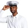 Rendőr kalap fehér - 59-es méretben