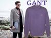 GANT lila kötött férfi pulóver L-es méret EREDETI